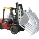 Forklift Kimyəvi Lif Tullantı Kağız Hinged Broken Handler